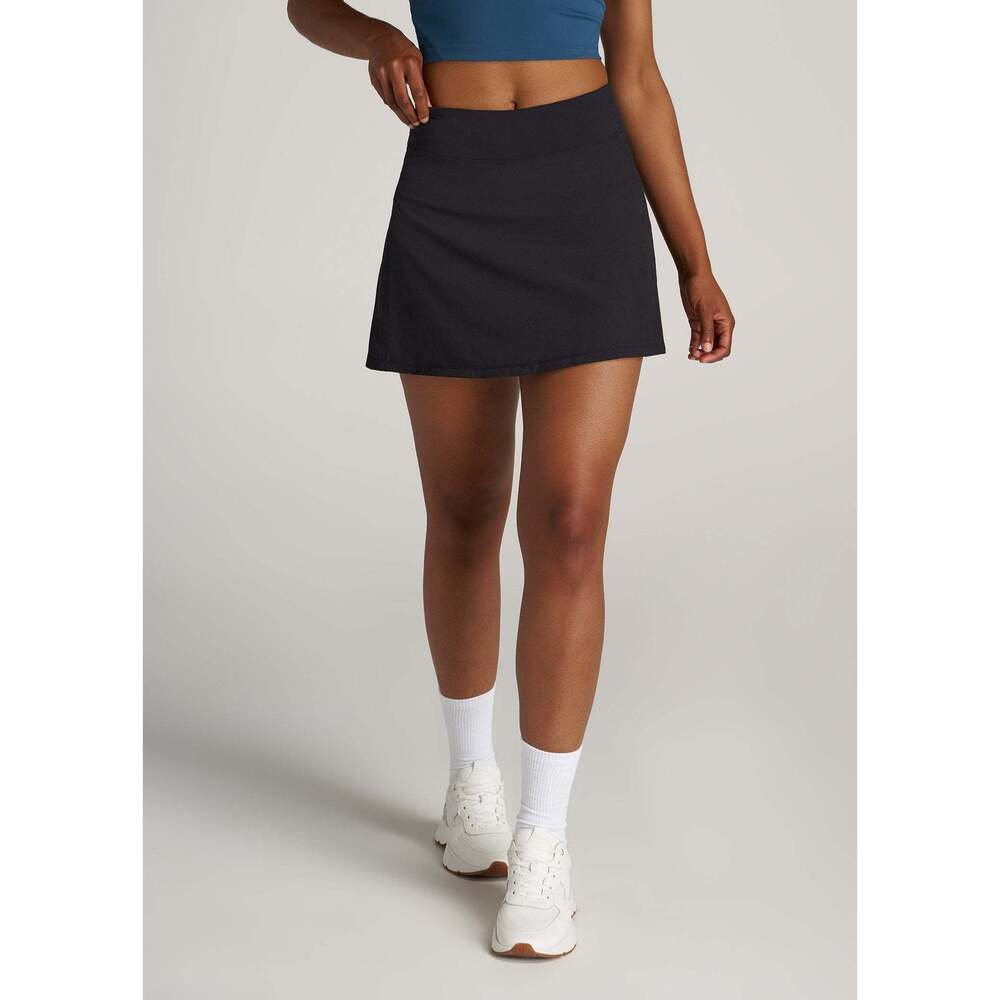 American Tall Women's Tall Athletic Skort in Black Size MM / Tall / Black